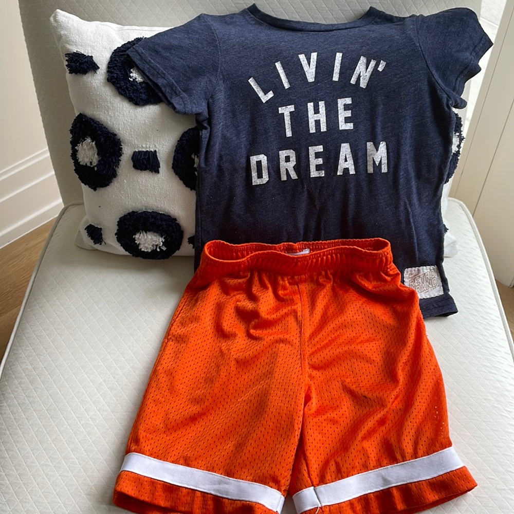 Livin the Dream Tee and Mesh Short set